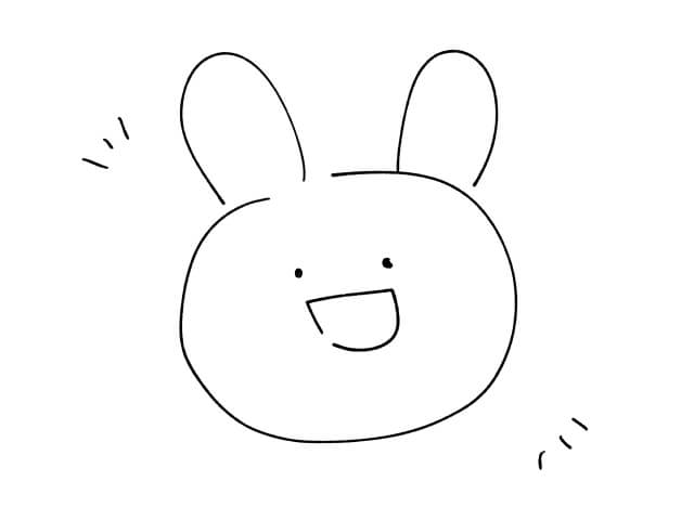 うさぎのイラストを手書きで描こう ゆる画verリアルver丸さえ書ければ完成 Bunnylover バニラバ