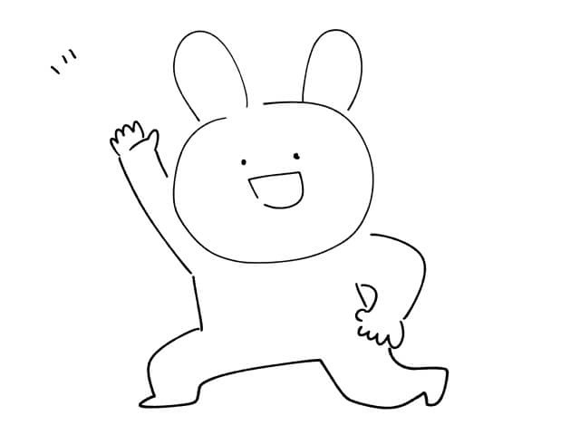 うさぎのイラストを手書きで描こう ゆる画verリアルver丸さえ書ければ完成 Bunnylover バニラバ